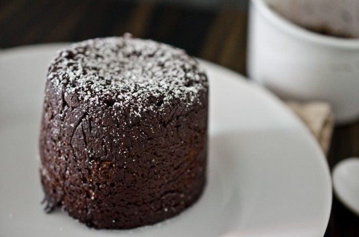 Chocolate Lava Cake with Salted Caramel