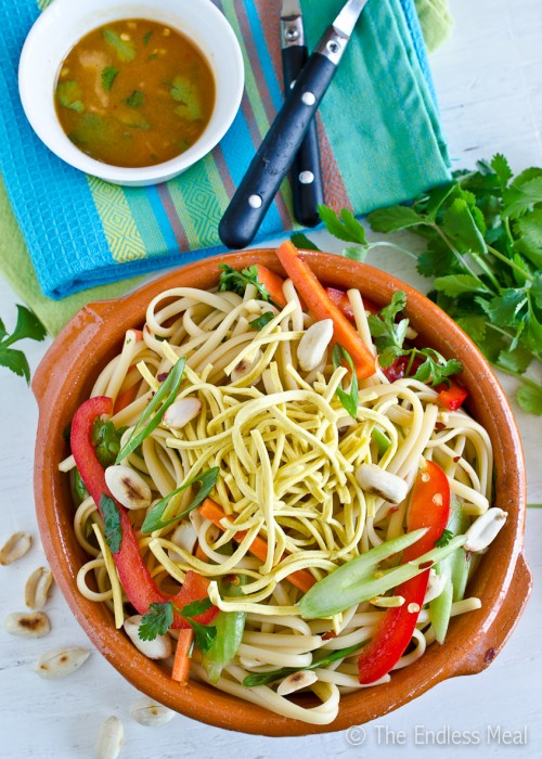 Healthy Asian Noodle Salad