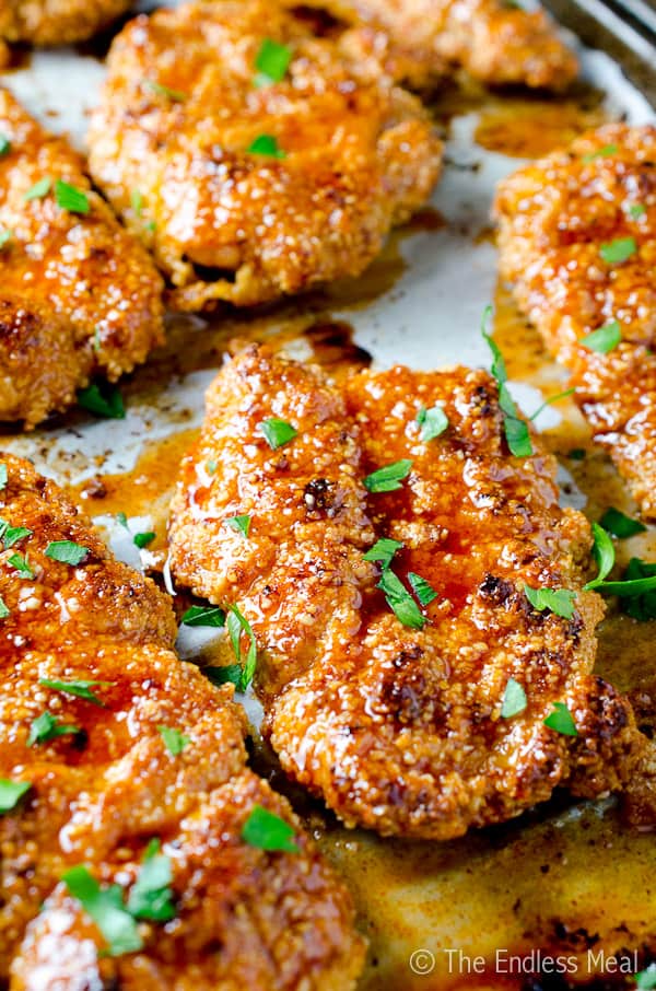 Sweet and Spicy Paleo Chicken Fingers