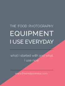The Food Photography Equipment I Use