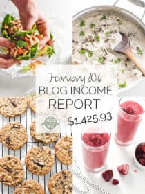 February Food Blog Income Report | theendlessmeal.com
