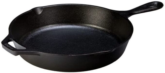 a cast iron pan