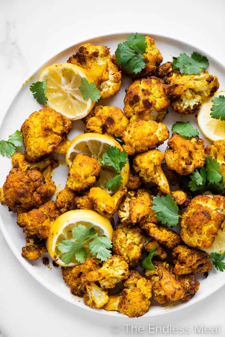 Golden Roasted Turmeric Cauliflower