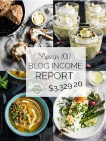 Food Blog Income Report for March 2017. Learn traffic building and blog monetization strategies used by The Endless Meal. | theendlessmeal.com