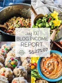 Food Blog Income Report for July 2017. Learn traffic building and blog monetization strategies used by The Endless Meal. | theendlessmeal.com