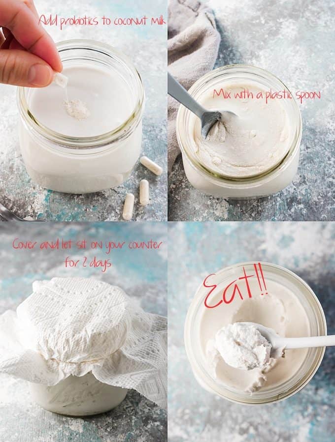 Have you ever wondered how to make Homemade Coconut Yogurt? This recipe is so easy! I like to serve the thick, dairy-free yogurt with a simple strawberry jam. It's delicious at brunch or packed in mini jars for quick and healthy grab and go breakfasts on busy weekday mornings.  | vegan + paleo + Whole30 approved | theendlessmeal.com | #vegan #vegetarian #glutenfree #paleo #whole30 #breakfast #coconut #coconutyogurt #yogurt #brunch #breakfastrecipes #healthyrecipes
