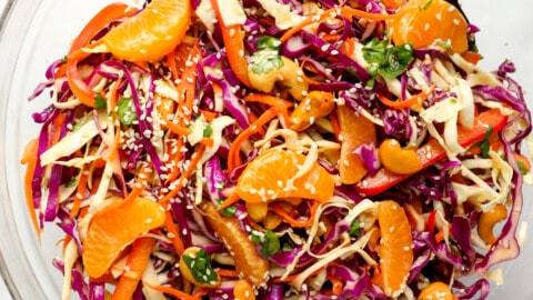 orange coleslaw dressing Asian Coleslaw Recipe