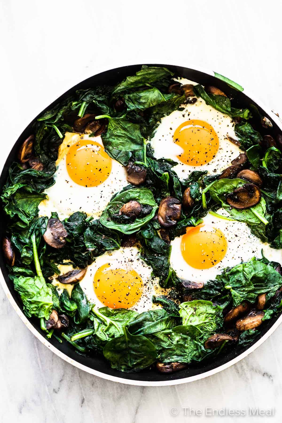 Spinach and Eggs Image