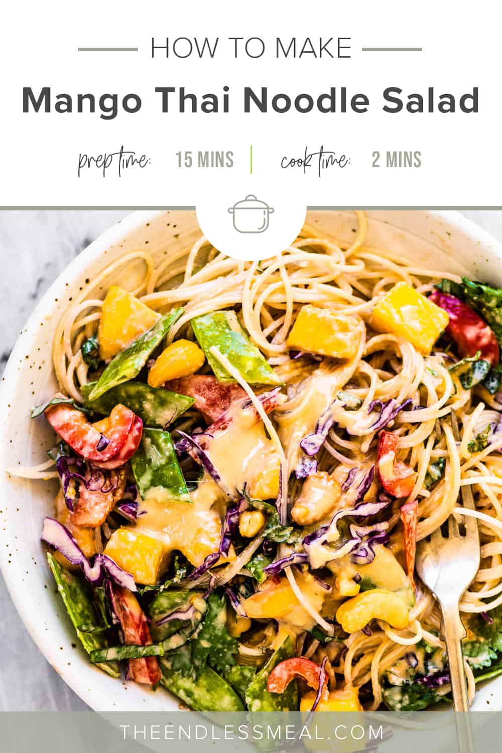 How to make thai noodle salad graphic 