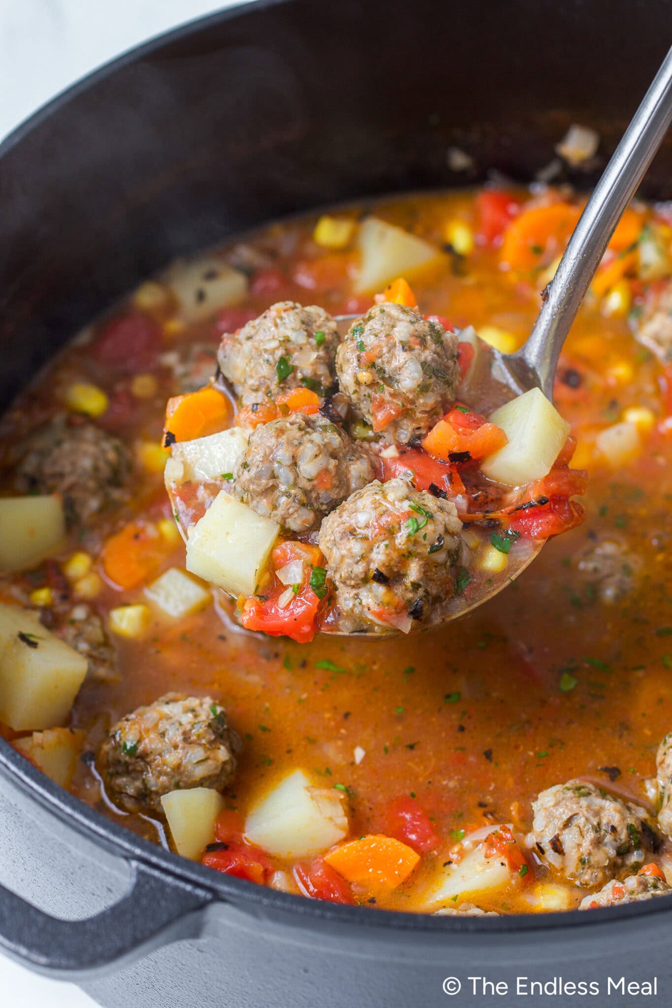Albondigas Soup Recipe (AKA Mexican Meatball Soup)