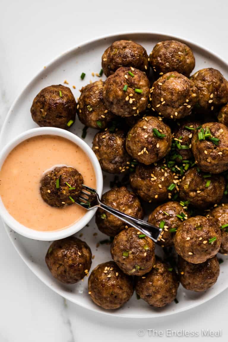 Firecracker Meatballs (easy recipe!) - The Endless Meal®