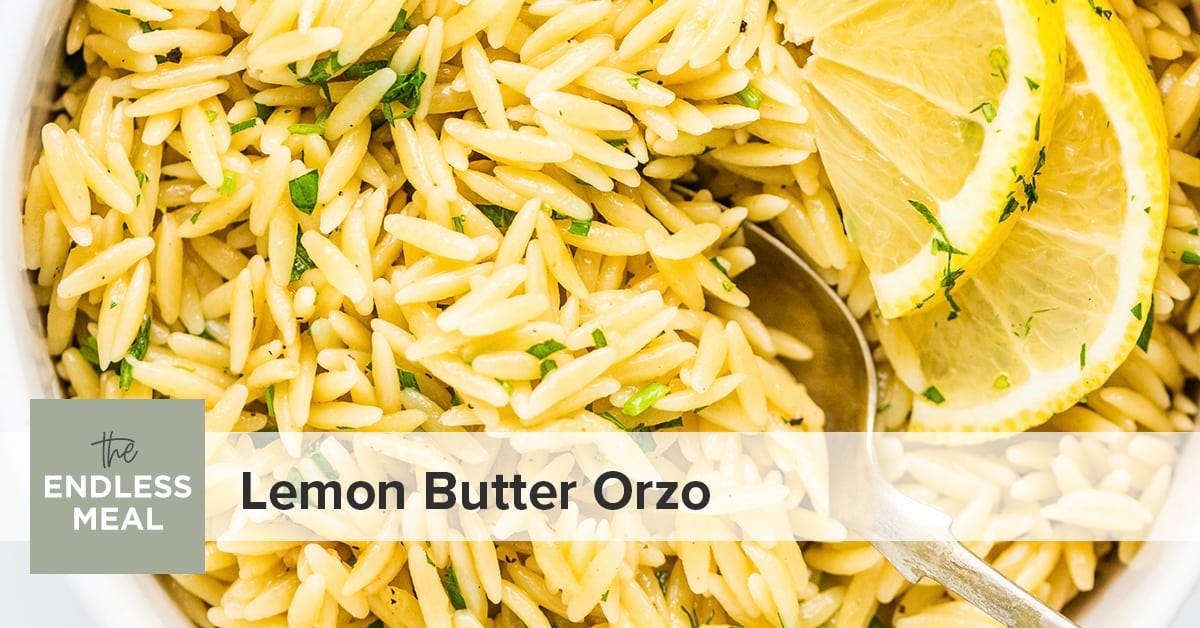 Lemon Butter Orzo