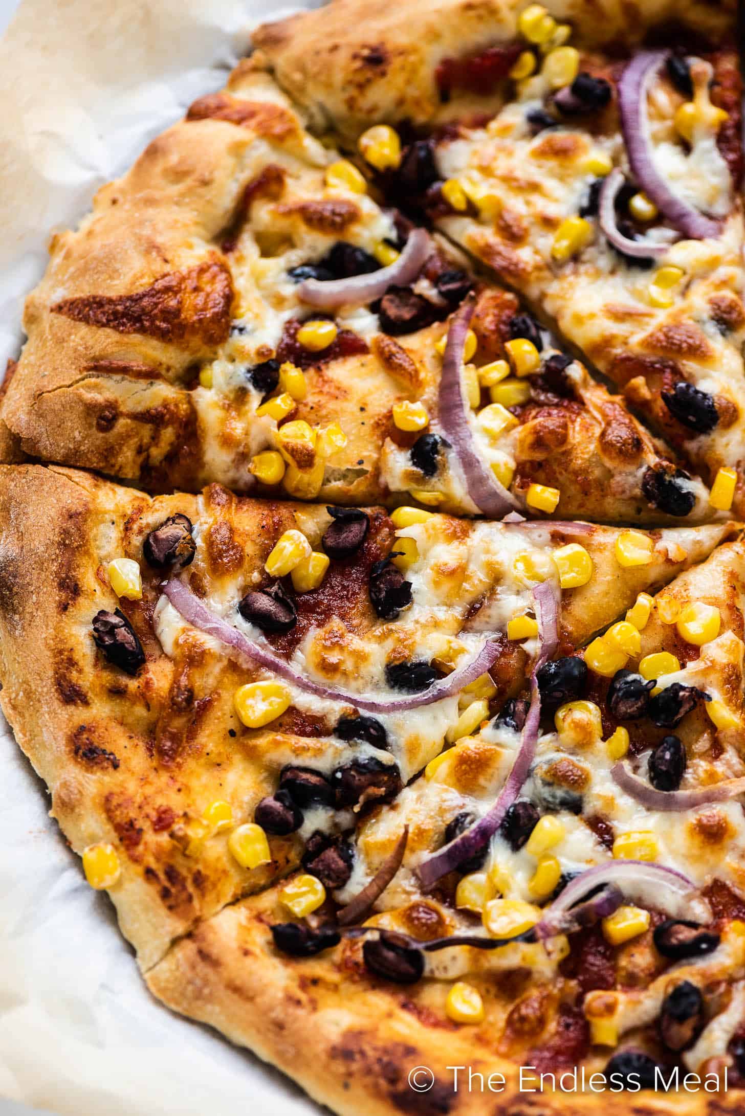a closeup of Southwest Pizza