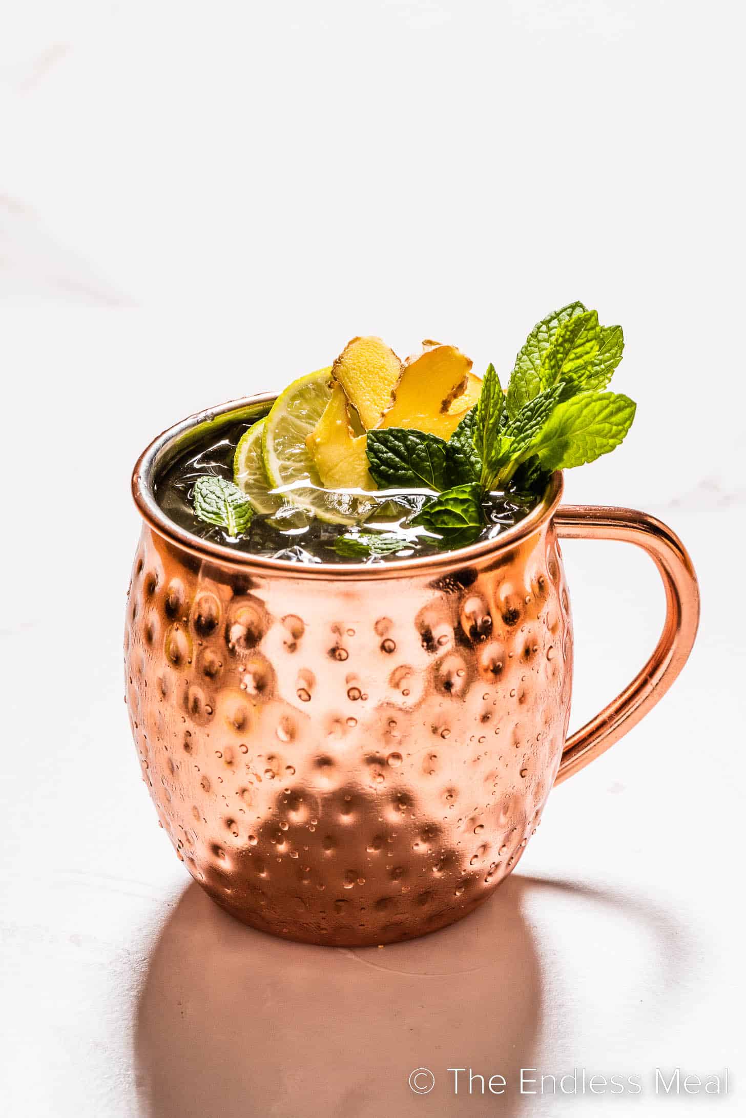 This Gin Mule recipe in a copper mug