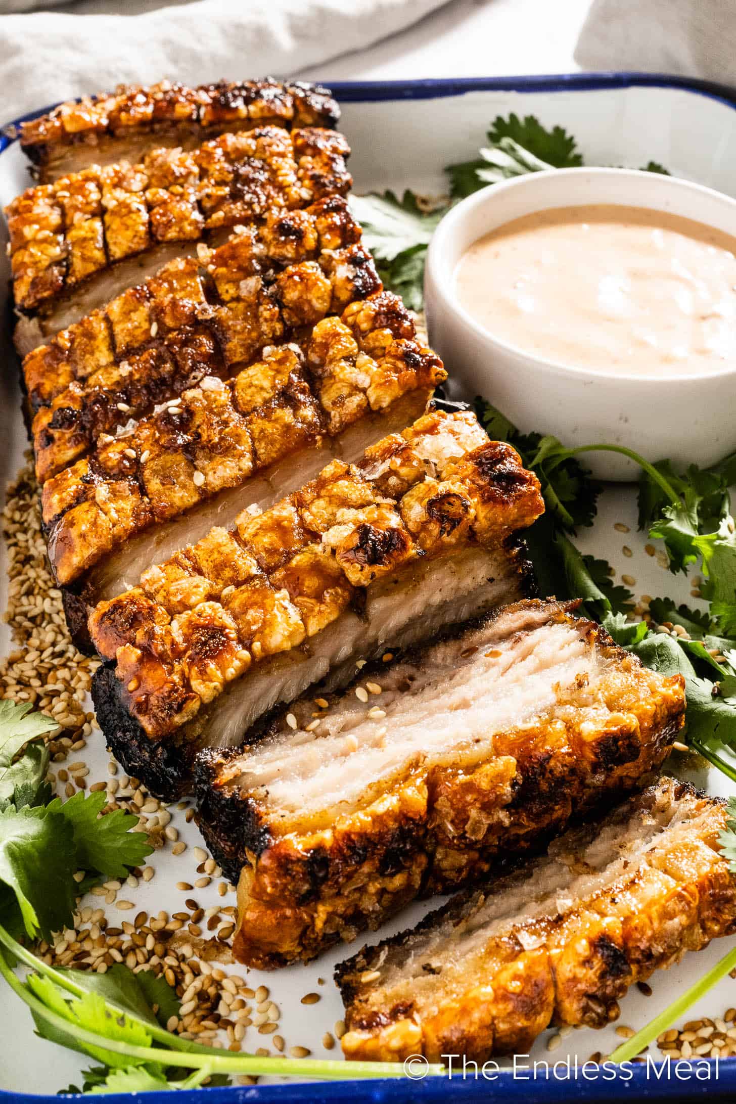 Maple Glazed Pork Belly with Crispy Crackling - The Endless Meal®