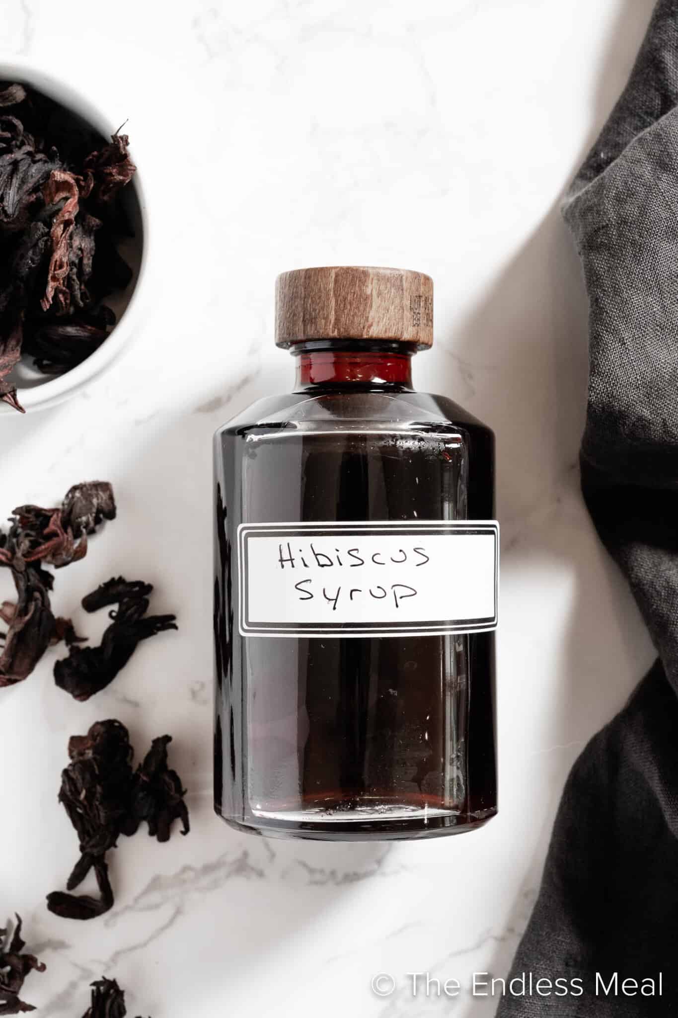 Hibiscus Syrup The Endless Meal®
