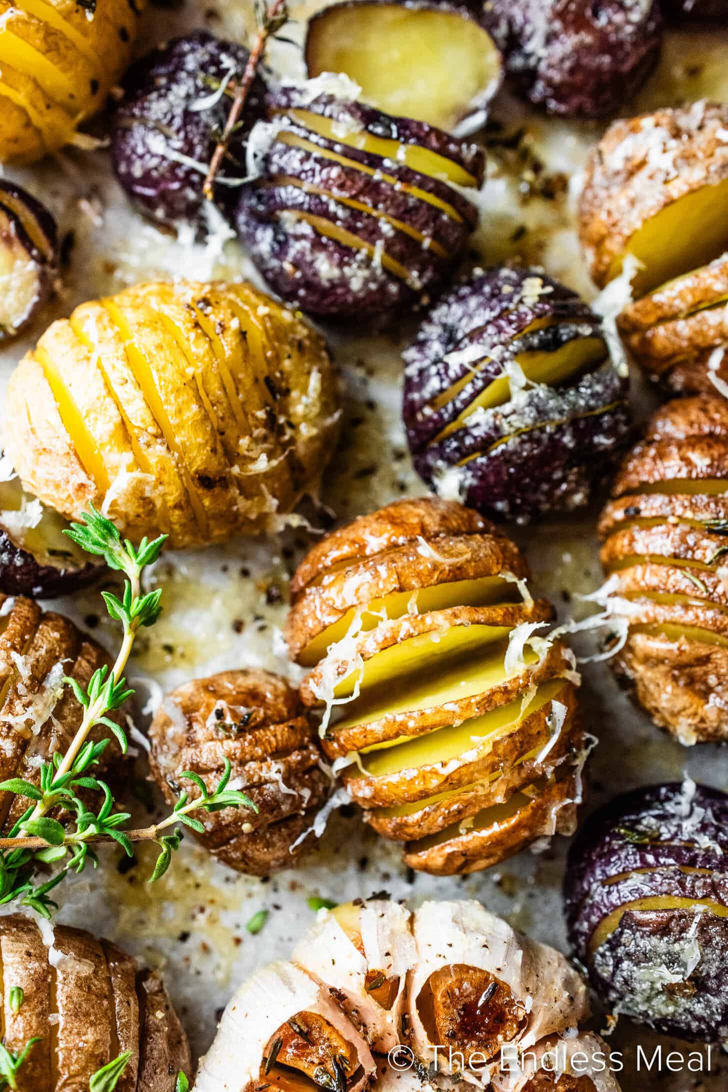 Mini Hasselback Potatoes - The Endless Meal®