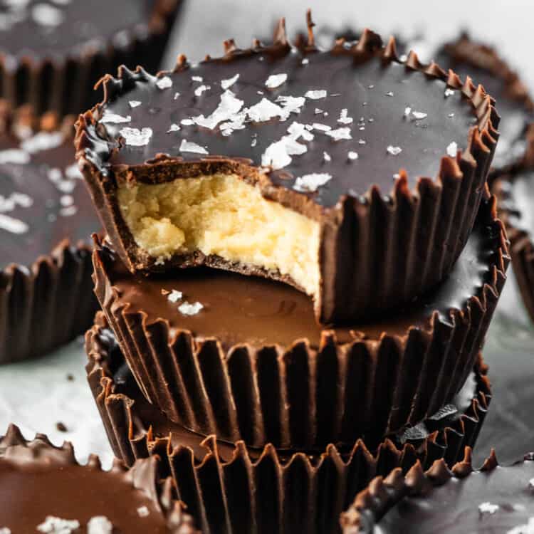 A stack of three Cashew Butter Cups