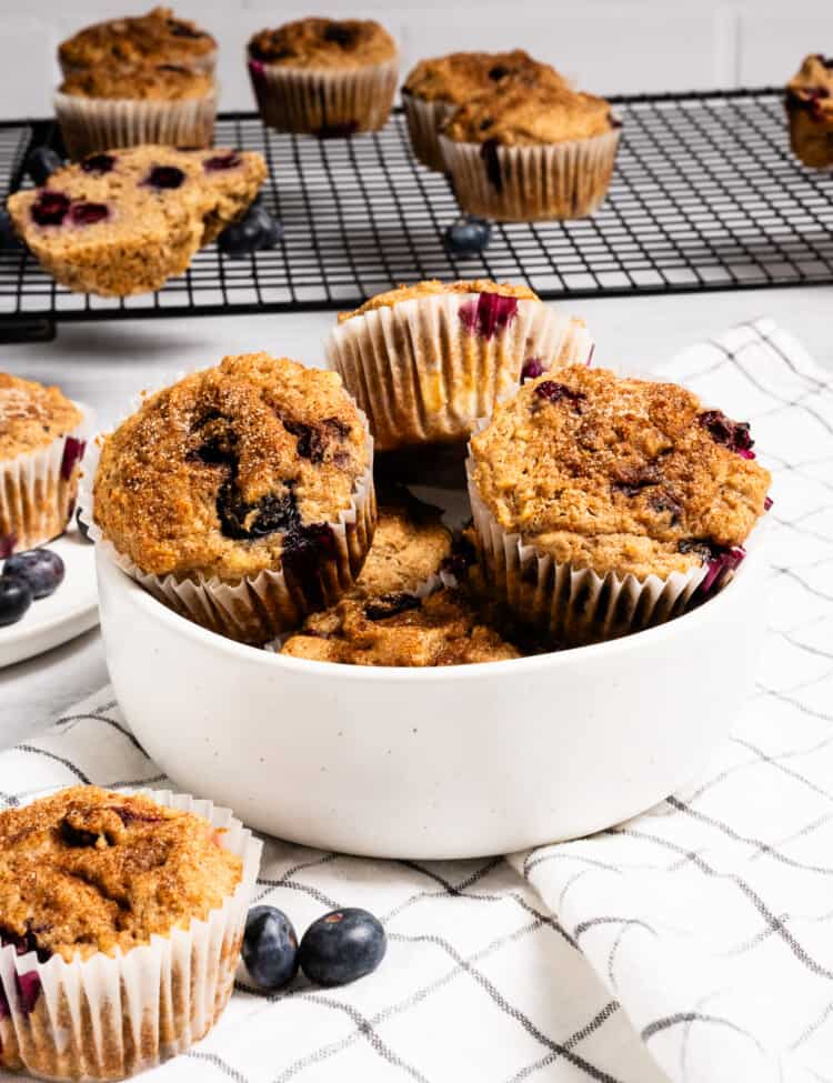 A stack of Whole Wheat Muffins
