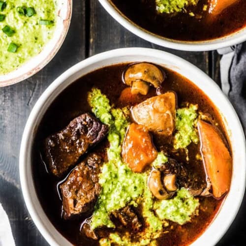 Paleo Beef Stew in a bowl