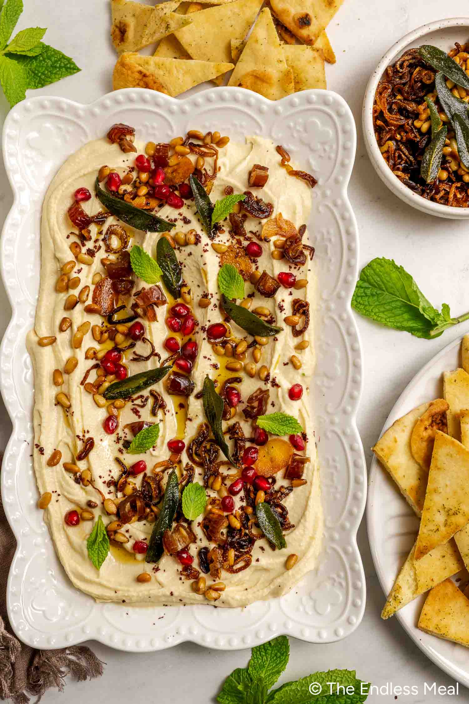 Party-Worthy Hummus (with Gorgeous Hummus Toppings)