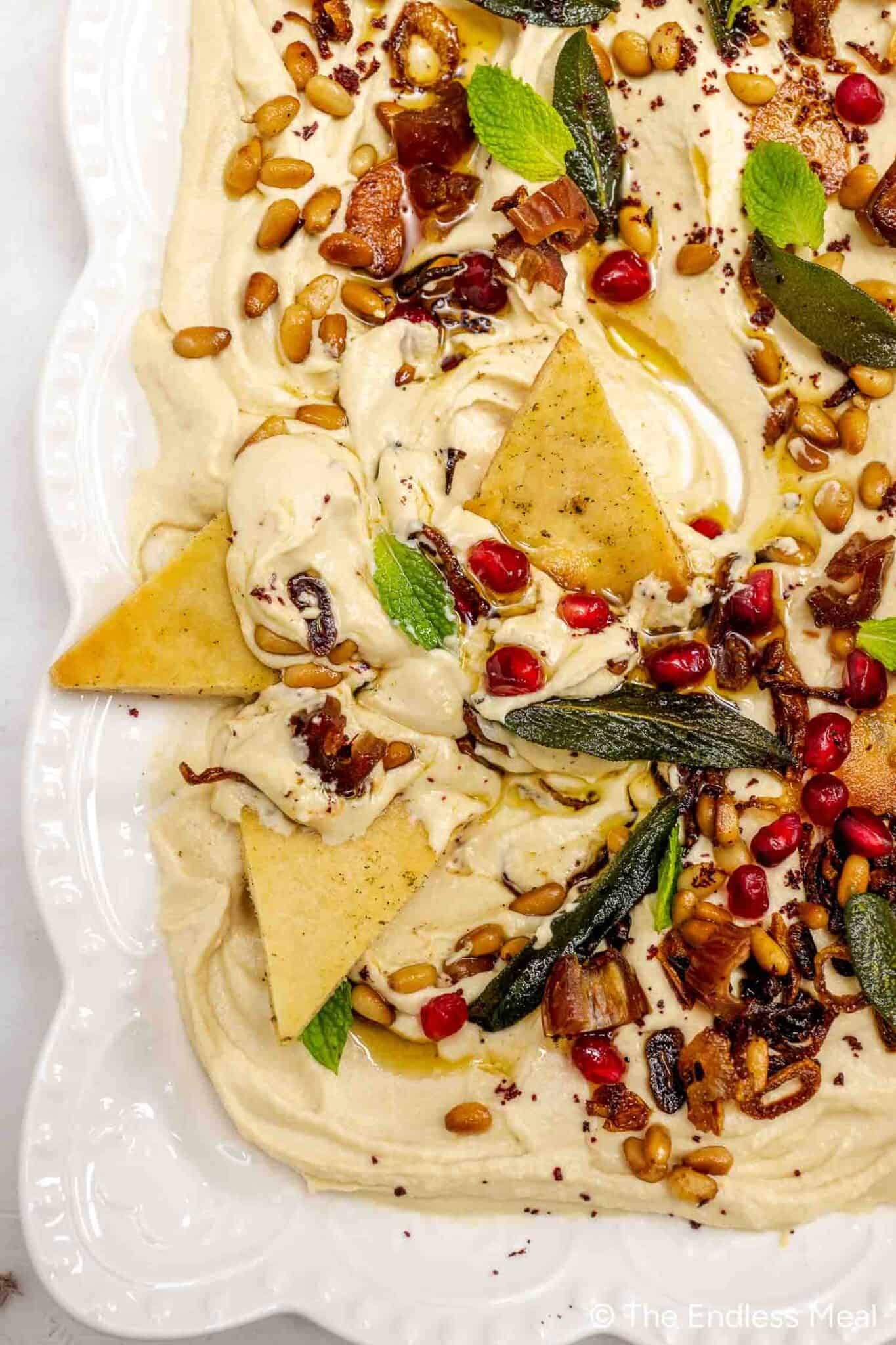 Party-Worthy Hummus (with Gorgeous Hummus Toppings)